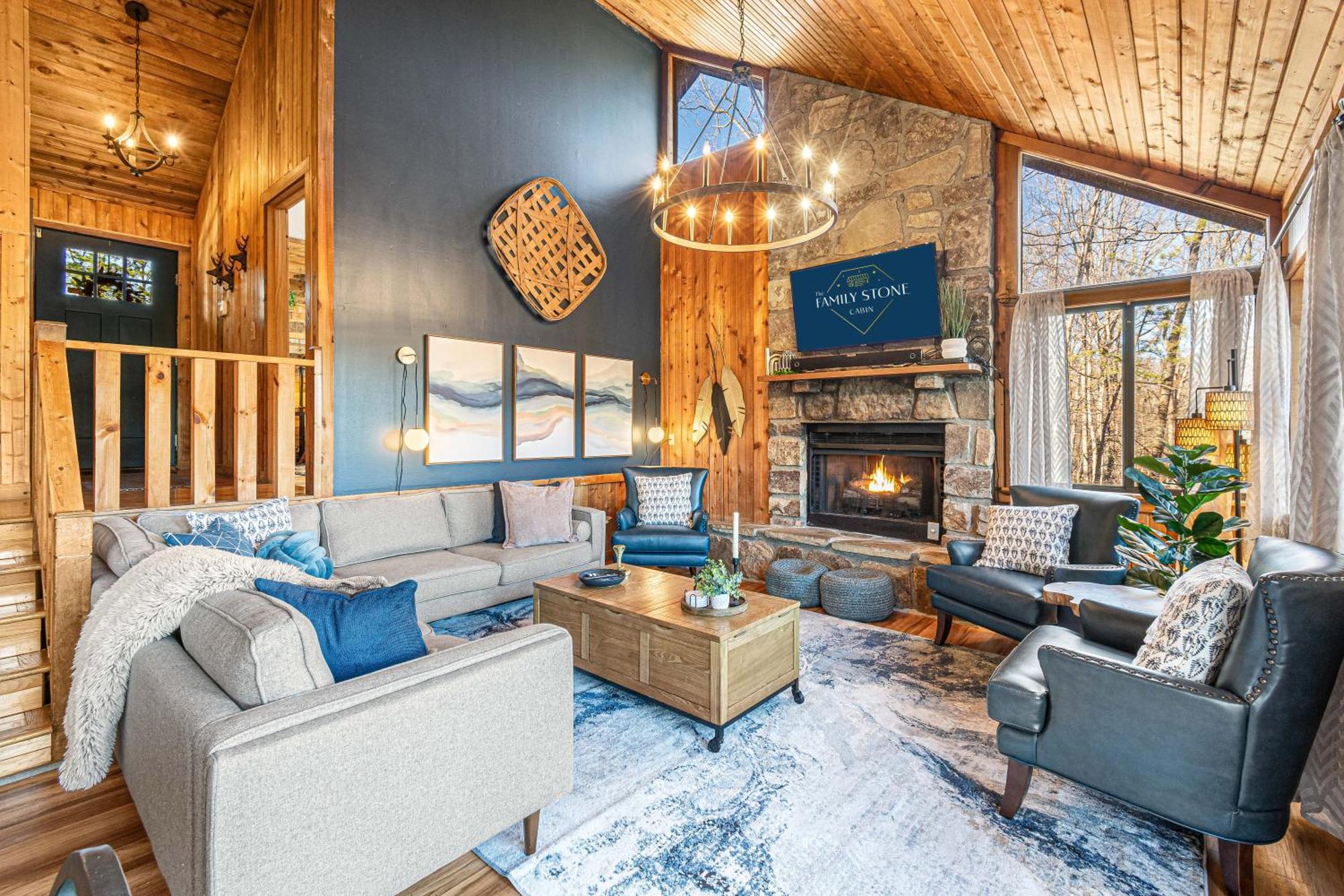 The Family Stone Luxe Cabin Sleeps 12 Hot Tub Dogfriendly Dollywood Pigeon Forge Dış mekan fotoğraf