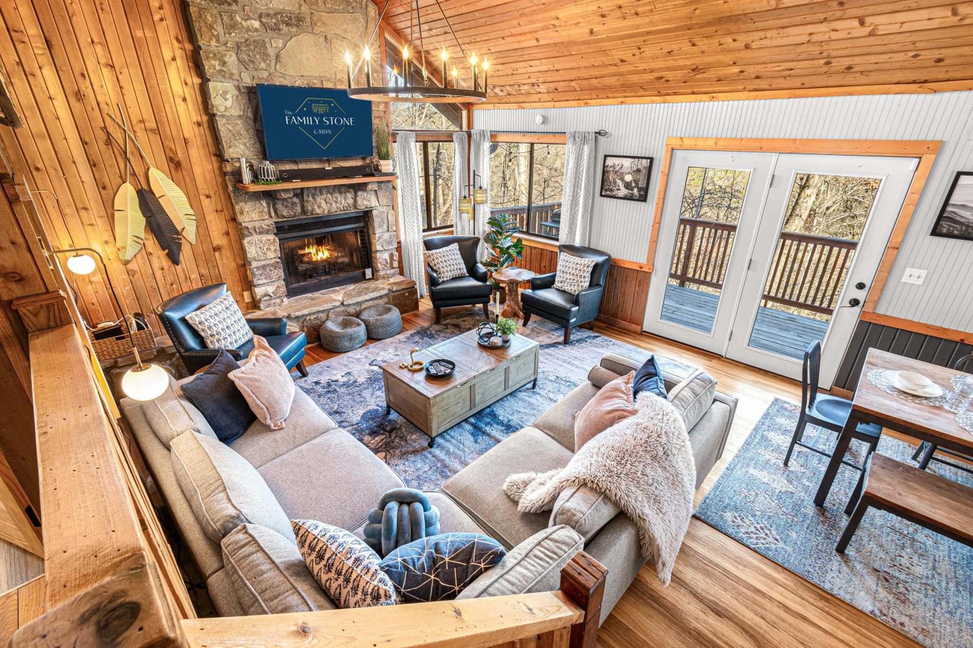 The Family Stone Luxe Cabin Sleeps 12 Hot Tub Dogfriendly Dollywood Pigeon Forge Dış mekan fotoğraf