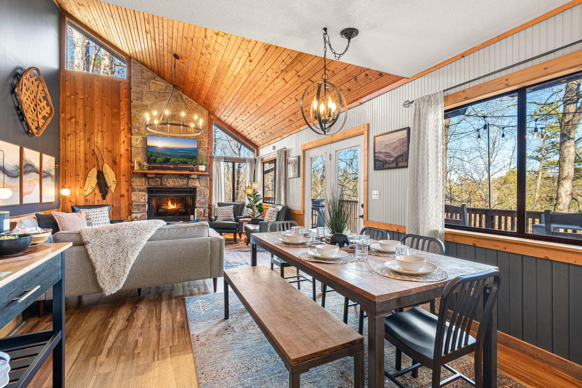 The Family Stone Luxe Cabin Sleeps 12 Hot Tub Dogfriendly Dollywood Pigeon Forge Dış mekan fotoğraf
